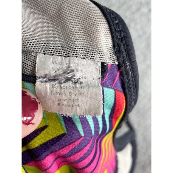 Fabletics Bra Womens XS Athletic Multicolor Unlined Stretch Bralette Pride - Picture 2 of 5